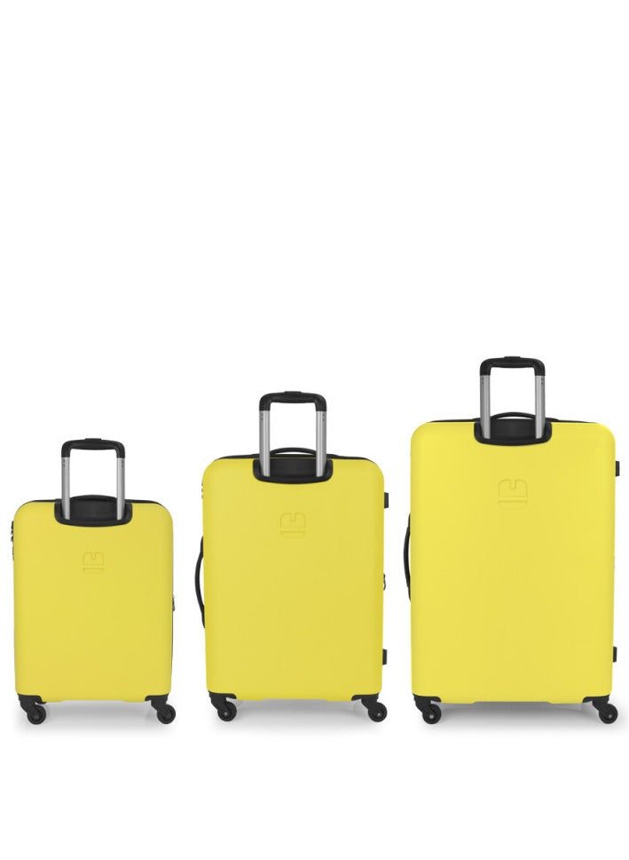 Gabol Future Hardside Luggage on Wheels for Unisex | Ultra Lightweight ABS on with Spinner Wheels 4 Color Yellow