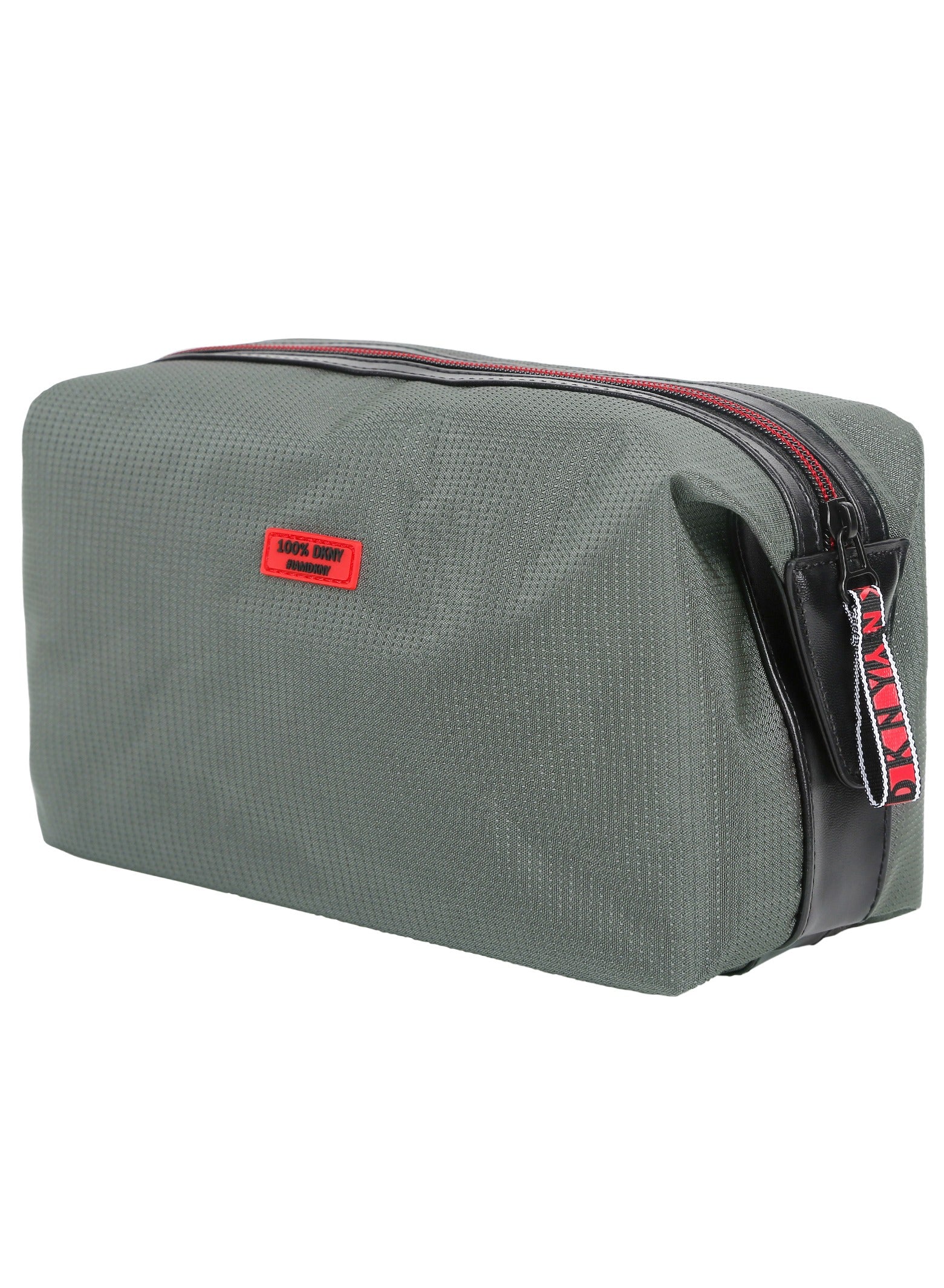 DKNY GQ Men's Toiletry Bag, Deep Olive, 6x9x4 cm