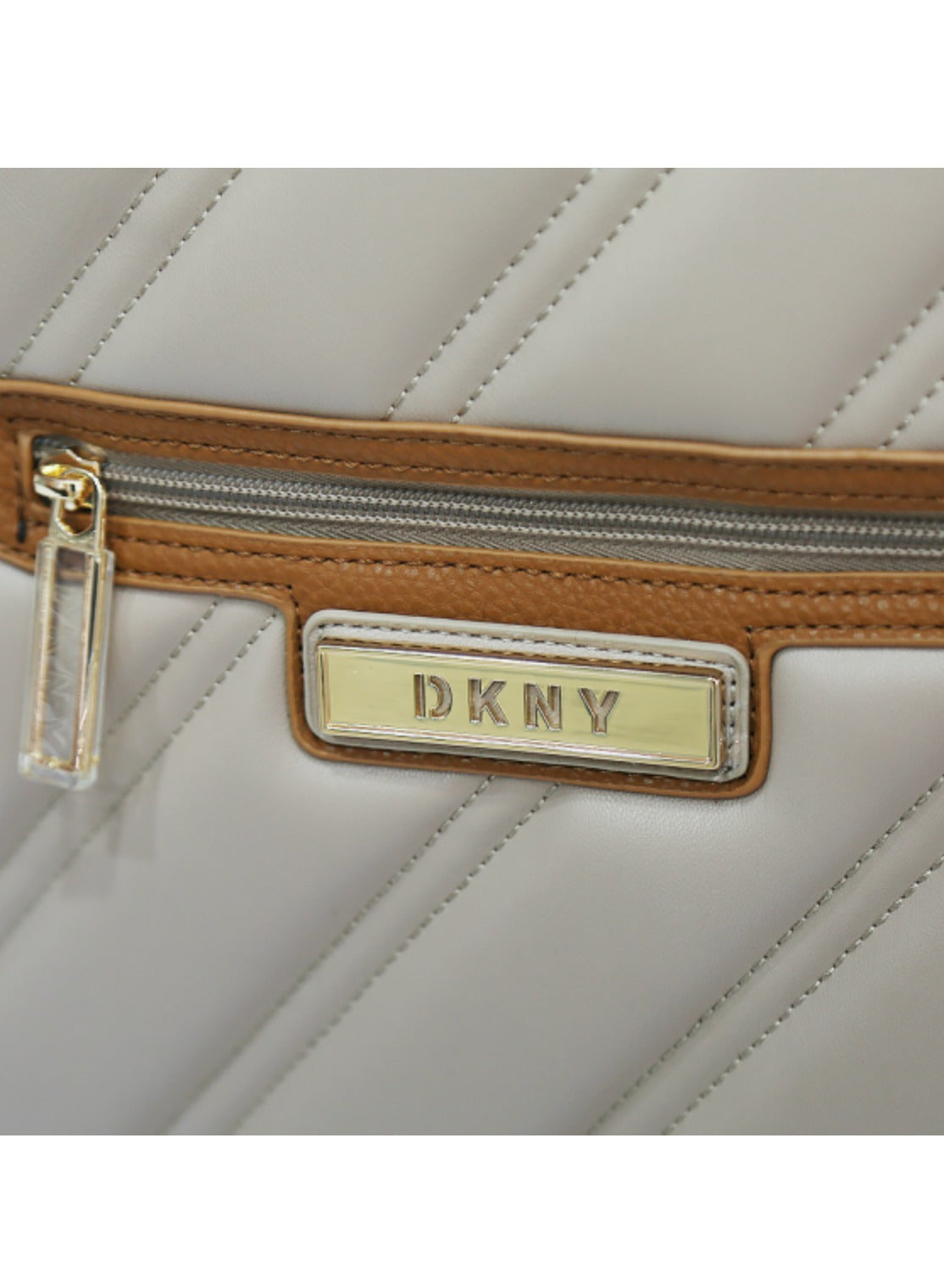 DKNY Bias Business Travel Daypack Laptop Backpack for Women and Girls(Cappuccino)