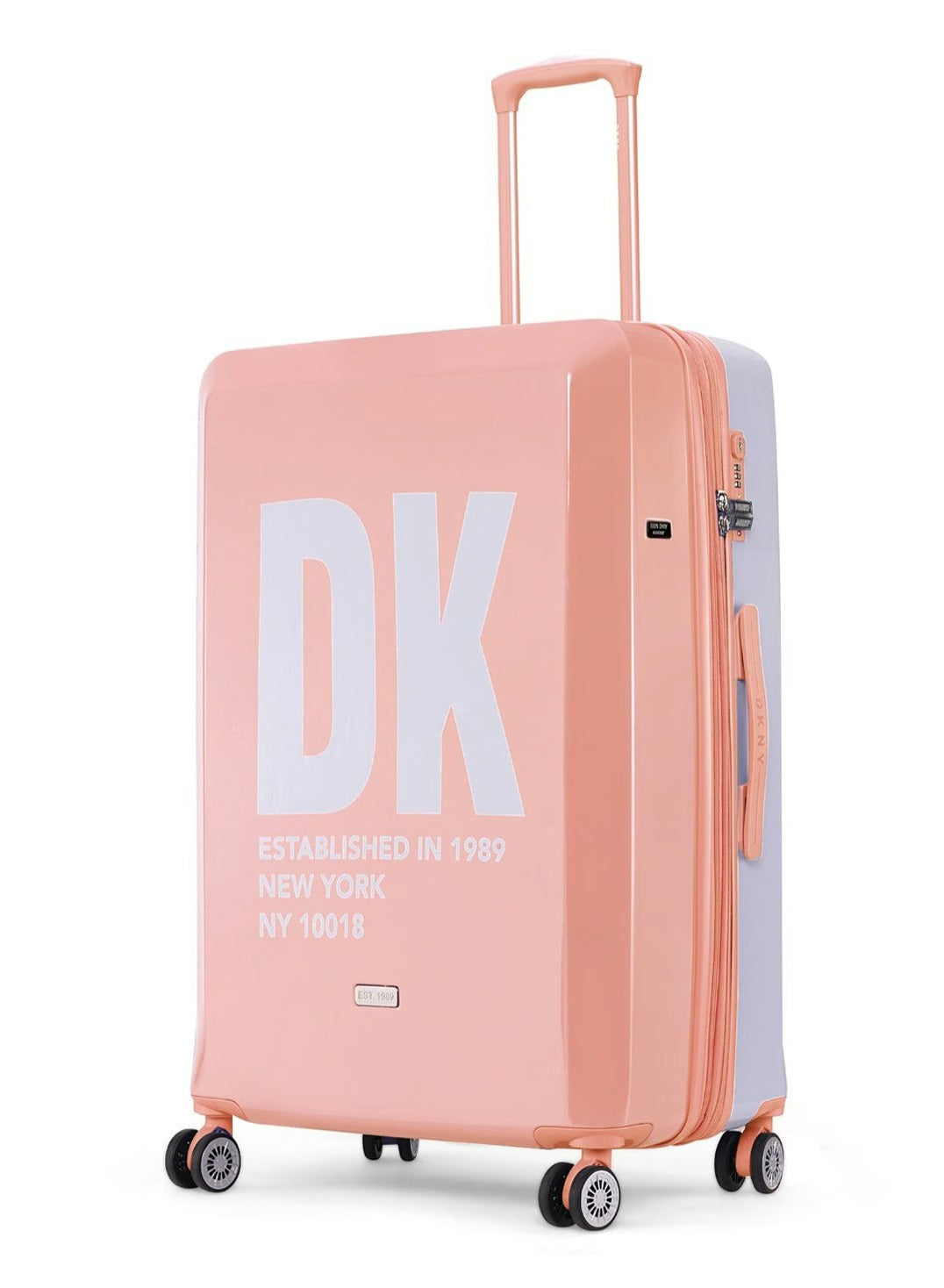 MIRRORED Hardside Luggage on Wheels for Unisex | Ultra Lightweight ABS on with Spinner Wheels 4 Color CORAL