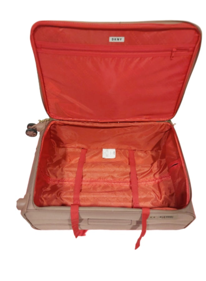 Dkny CAMEO Hardside Luggage on Wheels for Unisex | Ultra Lightweight ABS on with Spinner Wheels 4 Color PRIMROSE