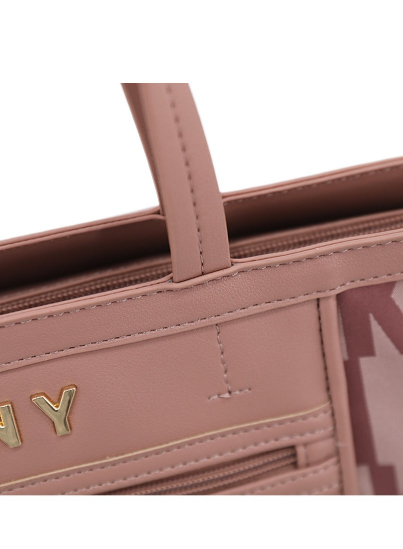 ICONIC women's handbag & shoulder bags women shoulder tote bags top handle satchel color BLUSH