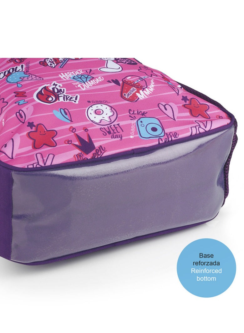 Gabol Sticker Kids Backpack Lightweight Children's Nursery School Bag for Preschool Boys Girls