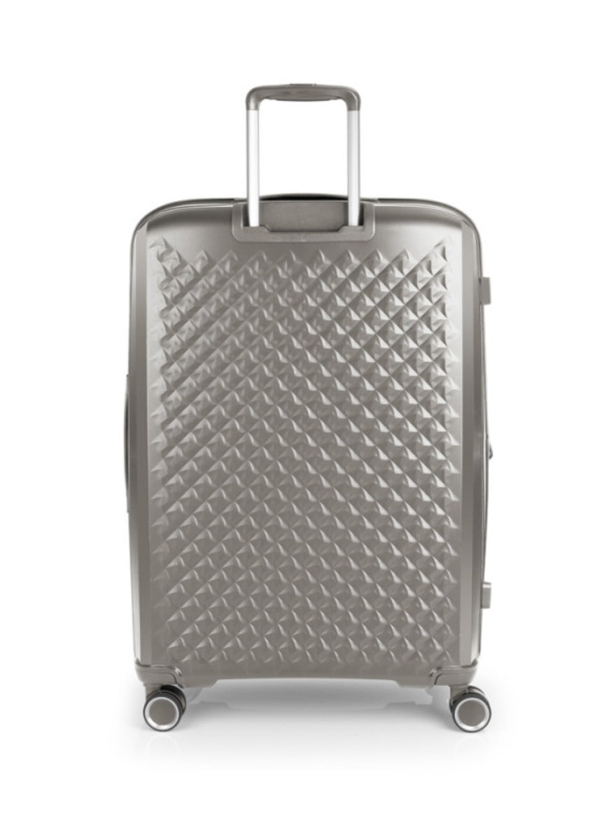 Gabol Queens Luggage ABS + PP Hardshell Clearance Luggage bag Hardside Lightweight Durable Carry On Suitcase Sets, Spinner Wheels, TSA Lock 20/24/28in Color CHAMPAGNE