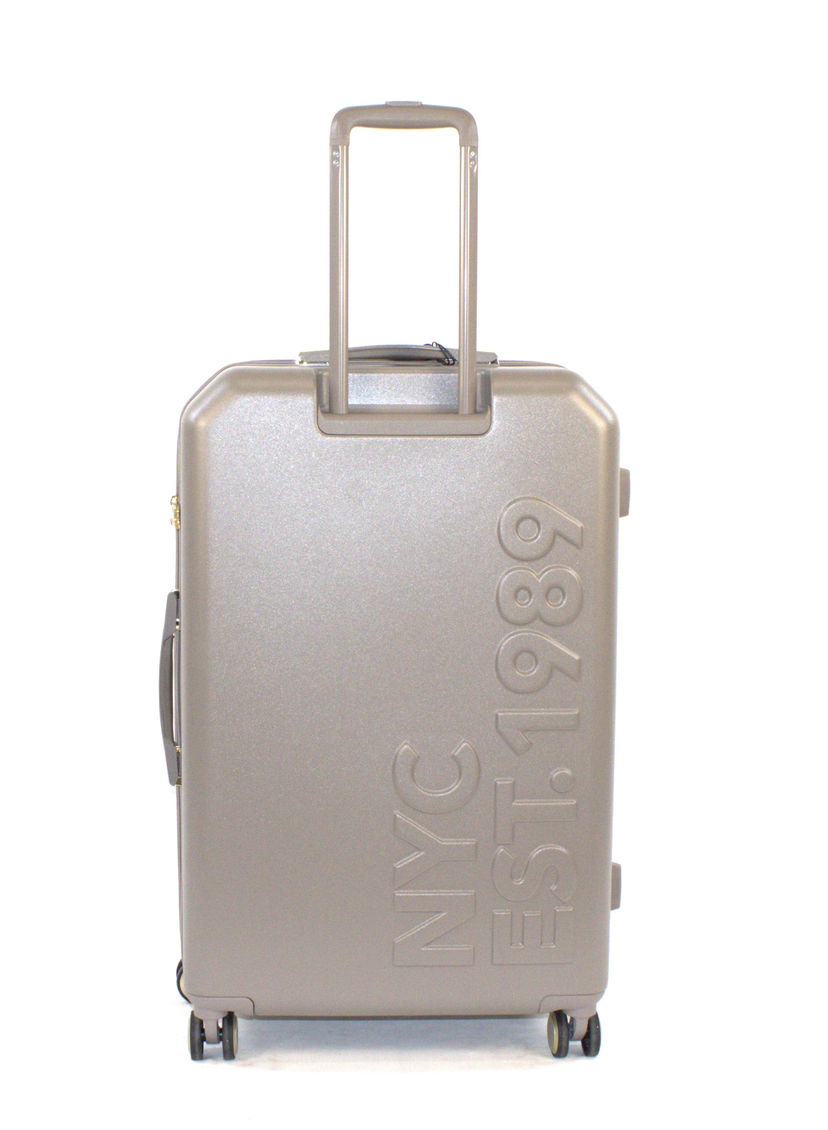 Dkny Remix Hardside Luggage on Wheels for Unisex | Ultra Lightweight ABS on with Spinner Wheels 4 Color Ash