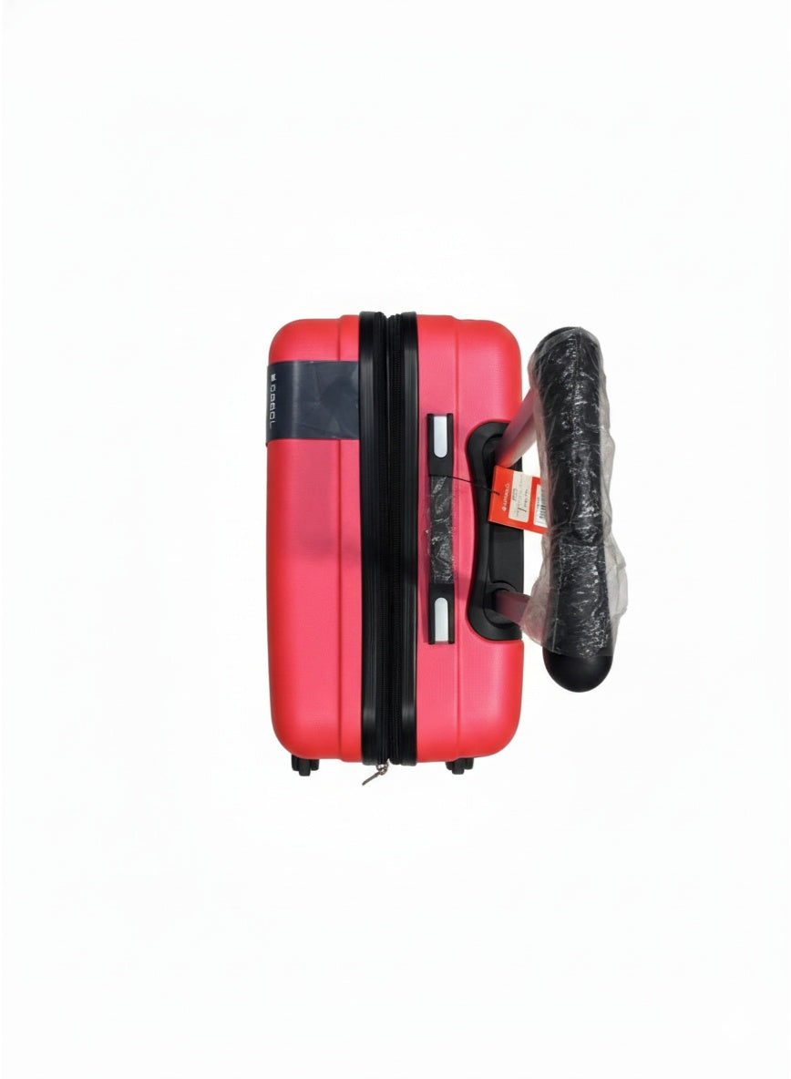 Gabol Orleans Small Trolley Bag – Coral – ABS Hard Shell 4-Wheel Lightweight Travel Suitcase