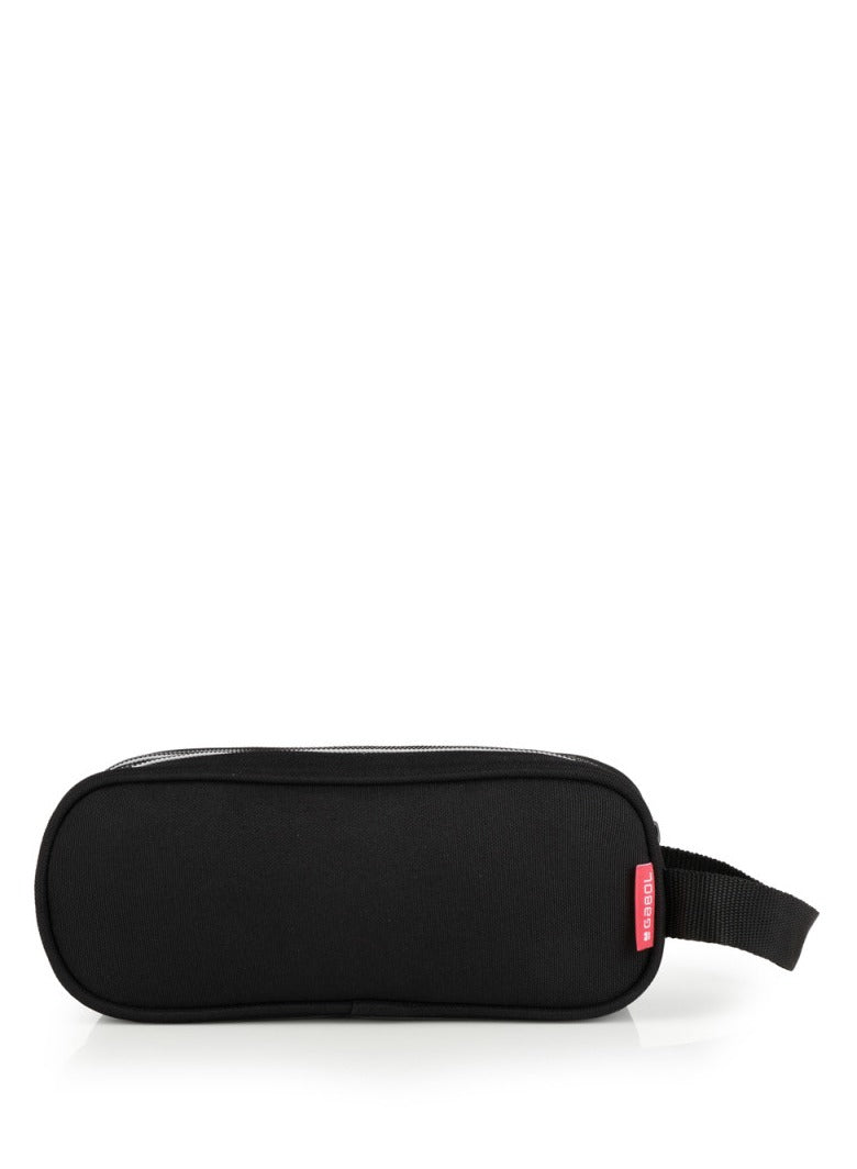 Black Printed Pencil Case Sporty Design