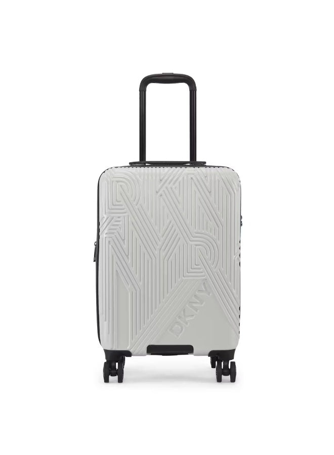 DKNY City Scape Hardside Luggage on Wheels for Unisex | Ultra Lightweight ABS on with Spinner Wheels 4  Color  Ice Grey