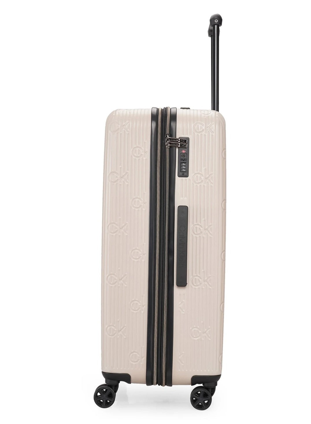 Insignia 2.0 Hardside Spinner Luggage On Wheels, Ultra Lightweight ABS, 4 Double Wheels Color Stone