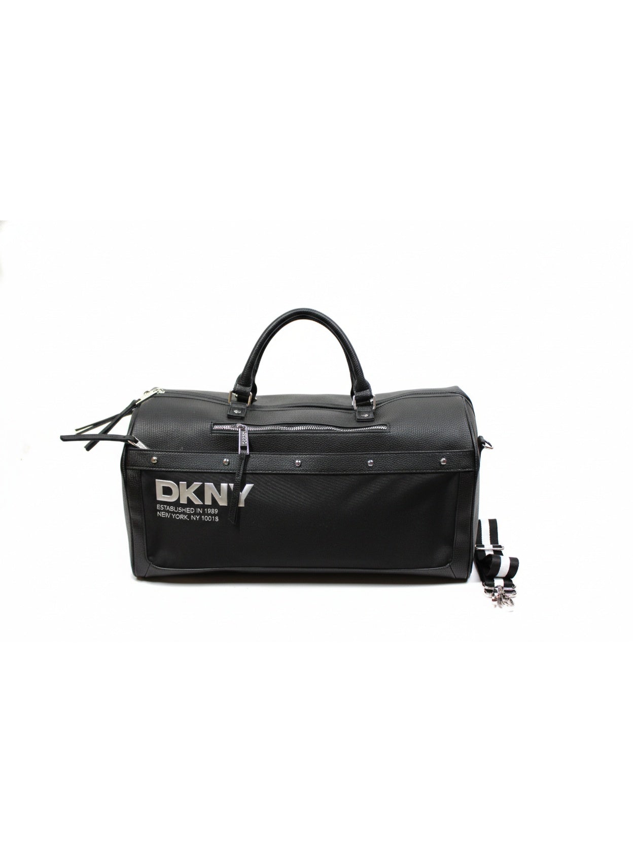 Rivets Duffle Bag on Wheels for Unisex | Ultra Lightweight Color Black