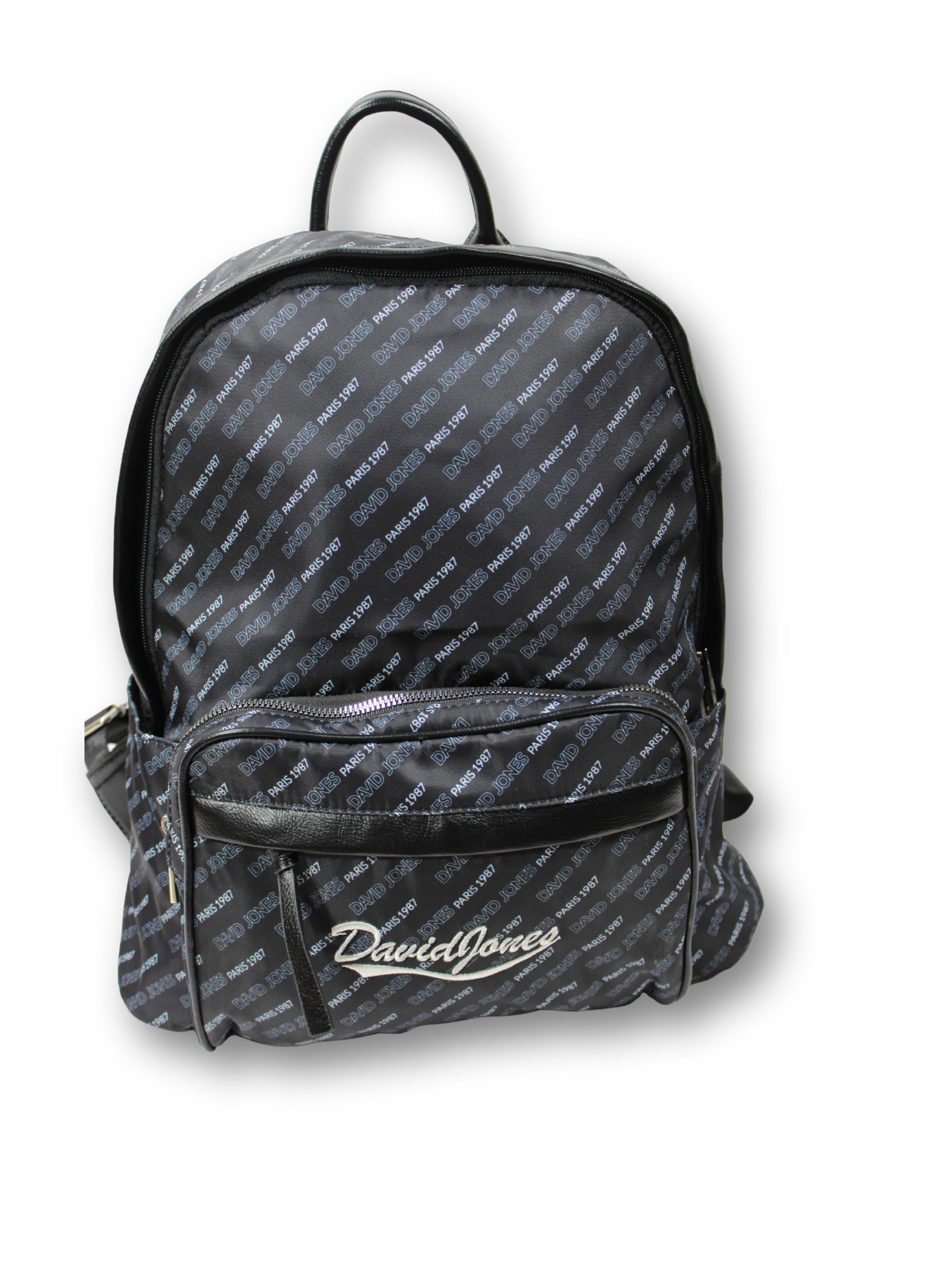 David Jones Women's Backpack Stylish and Durable Everyday Carry | Color Black (6889-5)