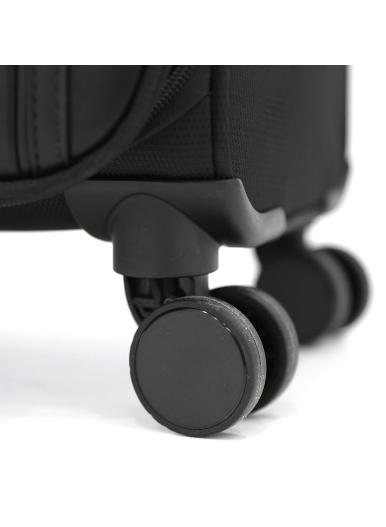 Solana Softside Spinner Luggage On Wheels, Ultra Lightweight, 4 Double Wheels