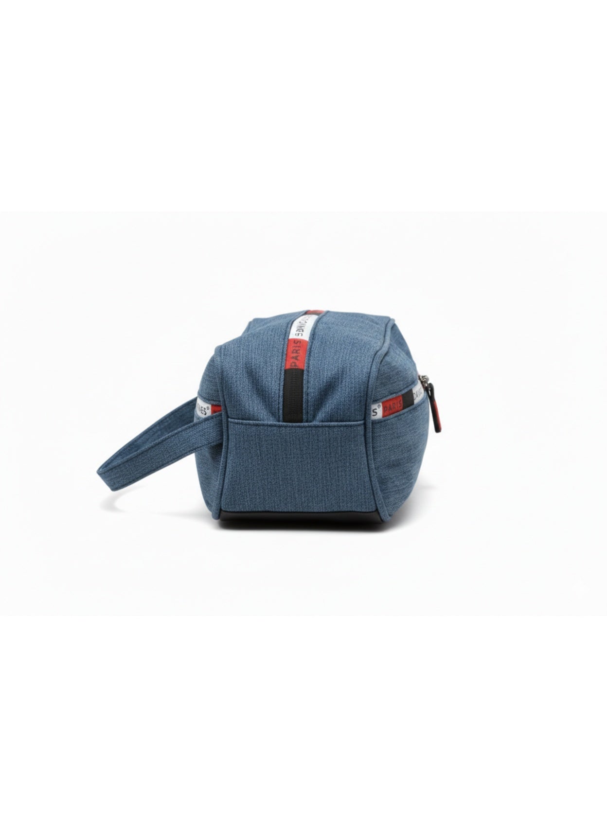 David Jones Men’s Toiletry Bag Travel Organizer with Wrist Strap | Stylish & Durable Grooming Pouch | Color Blue