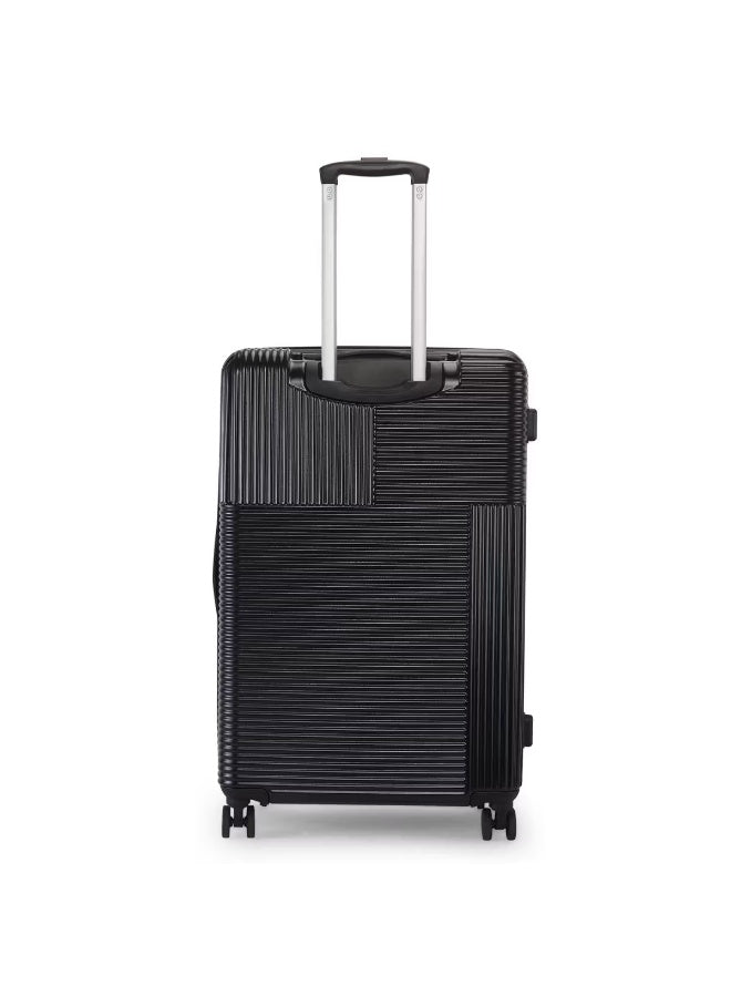 Calvin Klein Astoria Hardside Luggage on Wheels for Unisex | Ultra Lightweight ABS with 4 Spinner Wheels | Color Black