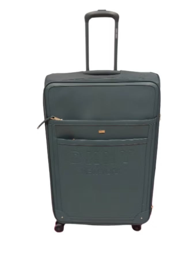 DKNY IMPRESSIONIST SS  3-Piece Softsided Luggage Set on Wheels for Unisex | Ultra Lightweight ABS with Spinner Wheels 4 Color Pine