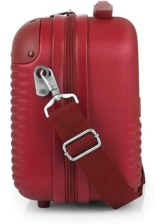 Gabol Balance Luggage ABS + PP Hardshell Clearance Luggage bag Hardside Lightweight Durable Carry On Suitcase Sets, Spinner Wheels, TSA Lock 20/24/28in (Red, Beauty Case)