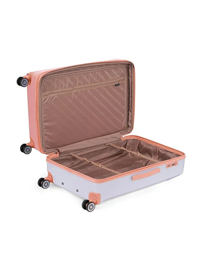 DKNY Bold Hardside Luggage – Small Size | Stylish Casual Wear | Premium Comfort – Coral Color