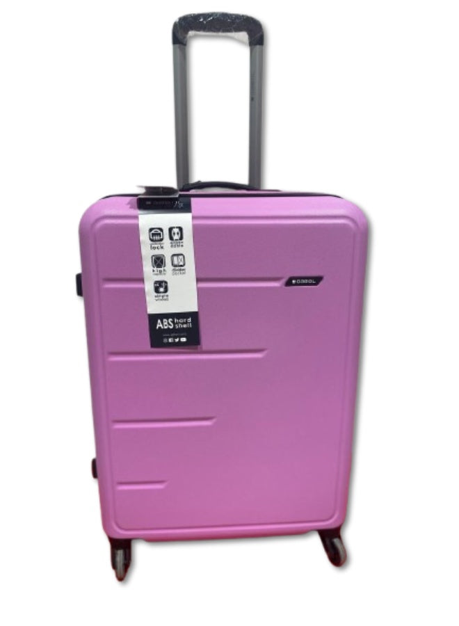 GABOL Future Medium Hard Shell Suitcase – Rosa Color | Lightweight ABS Trolley Luggage with 4 Spinner Wheels