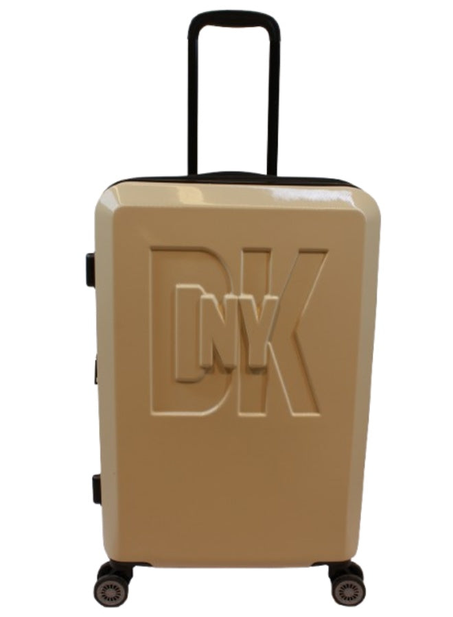 DKNY SOHO Hardside Luggage on Wheels for Unisex | Ultra Lightweight ABS on with Spinner Wheels 4 Color Taupe