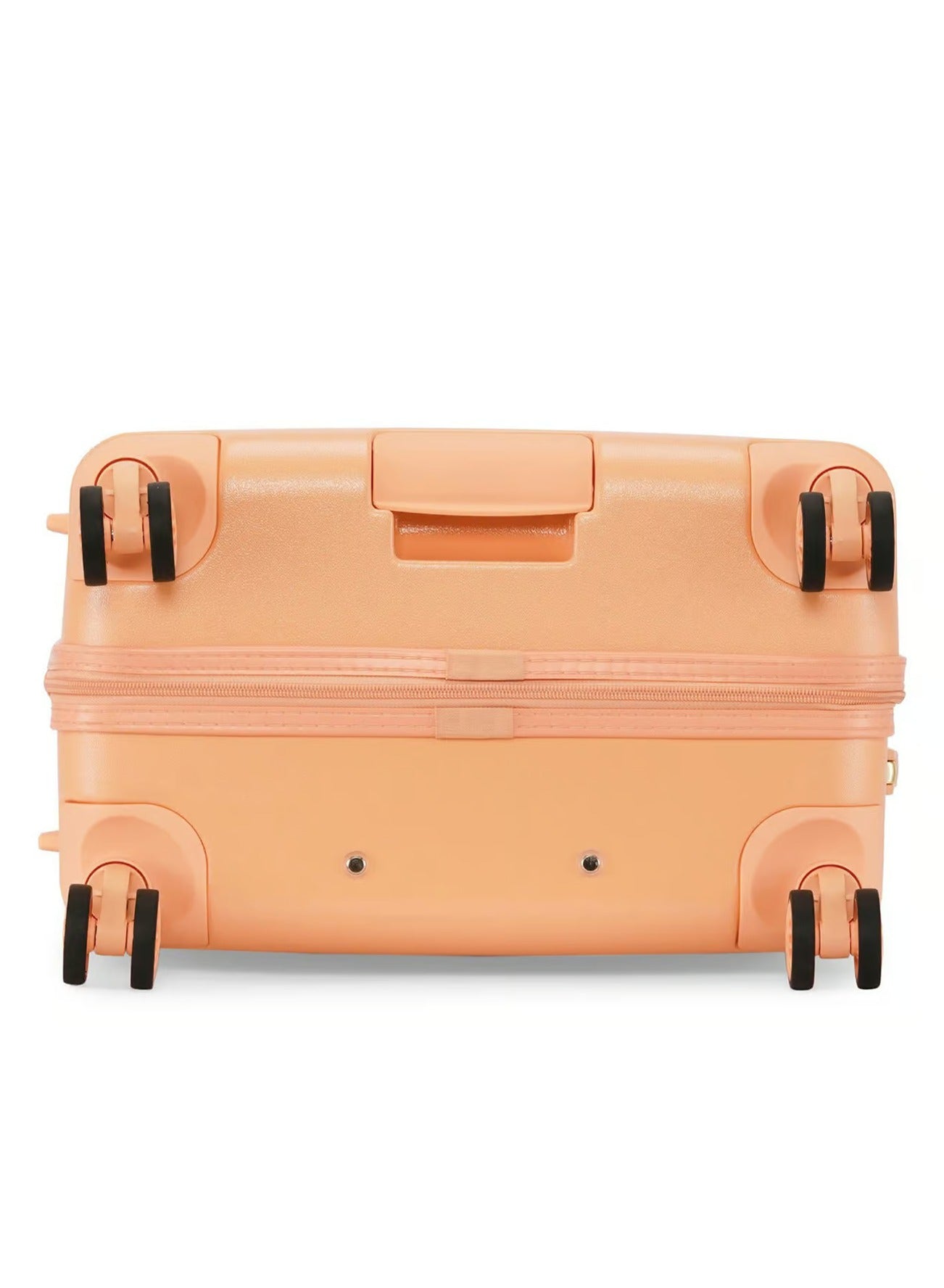 Allure Hardside Luggage on Wheels for Unisex | Ultra Lightweight ABS on with Spinner Wheels 4 Color APRICOT