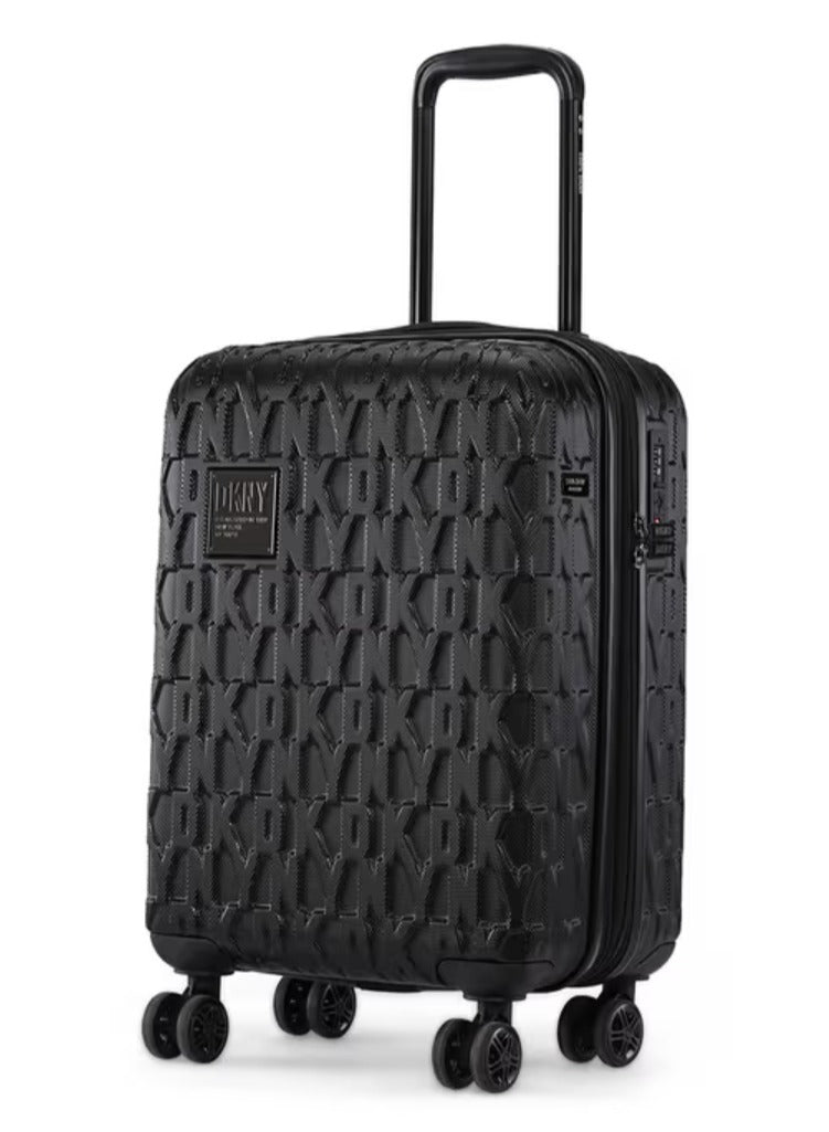 DNA Hardside Luggage on Wheels for Unisex | Ultra Lightweight ABS on with Spinner Wheels 4 Color Black