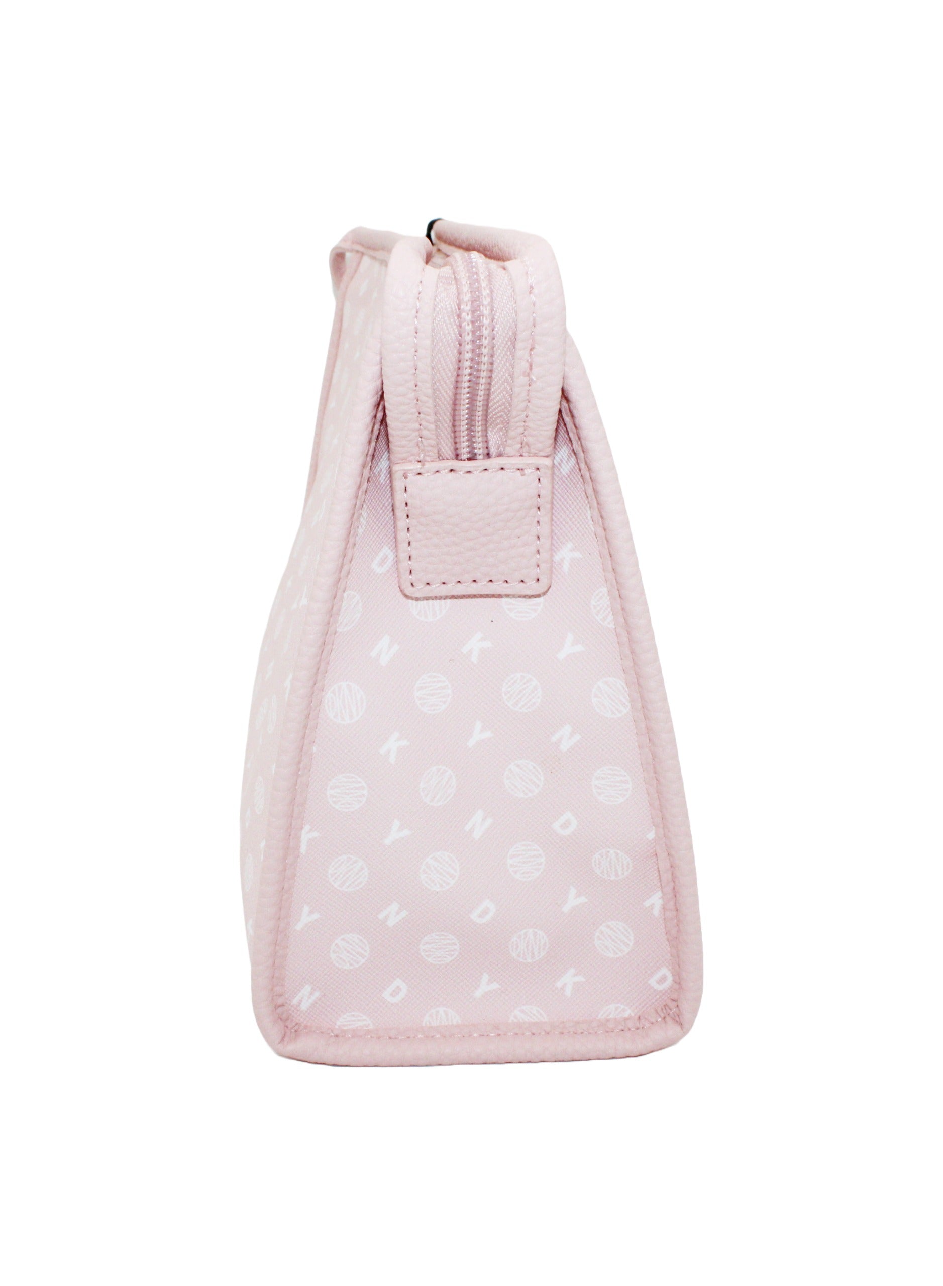 DKNY Legacy T Stand Cosmetic Bag, Travel Make up Bag Small, Small Waterproof and Lightweight Cosmetic Bag Storage Bag, Small Makeup Bag, Travel Toiletry Bag