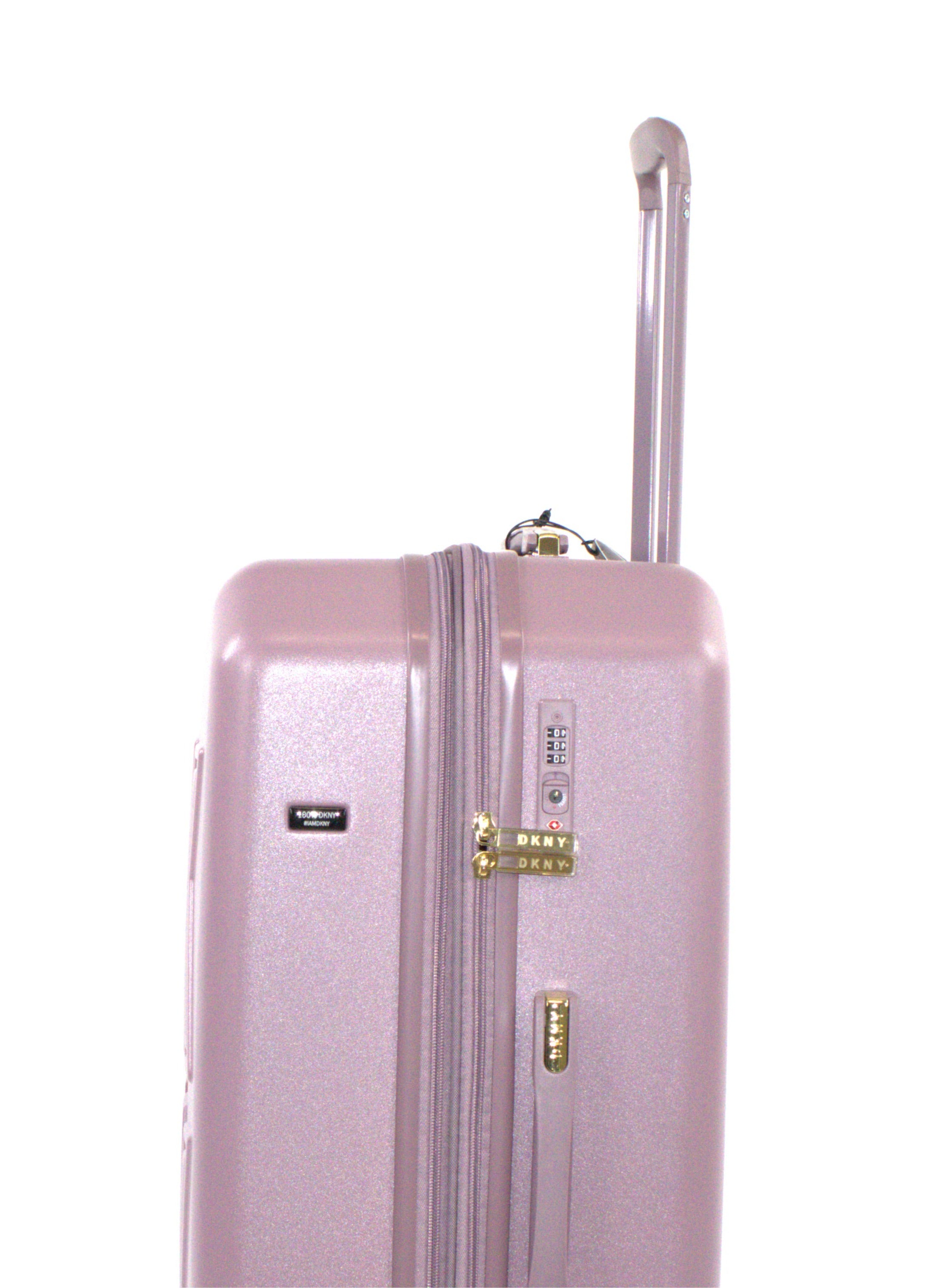 Dkny Remix Hardside Luggage on Wheels for Unisex | Ultra Lightweight ABS on with Spinner Wheels 4 Color French Mauve