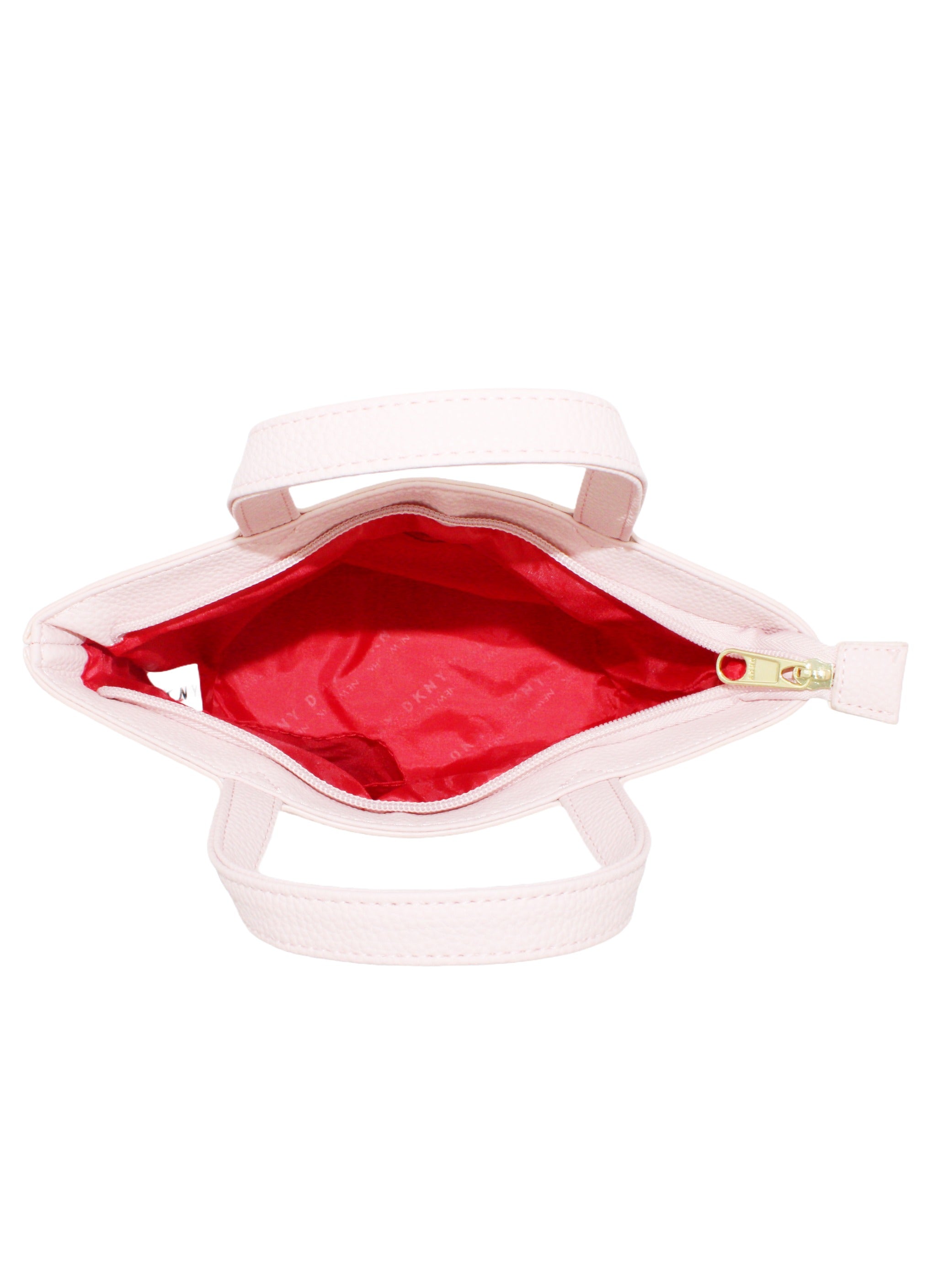 DKNY Legacy Mini Tote Cosmetic Bag, Travel Make up Bag Small, Small Waterproof and Lightweight Cosmetic Bag Storage Bag, Small Makeup Bag, Travel Toiletry Bag