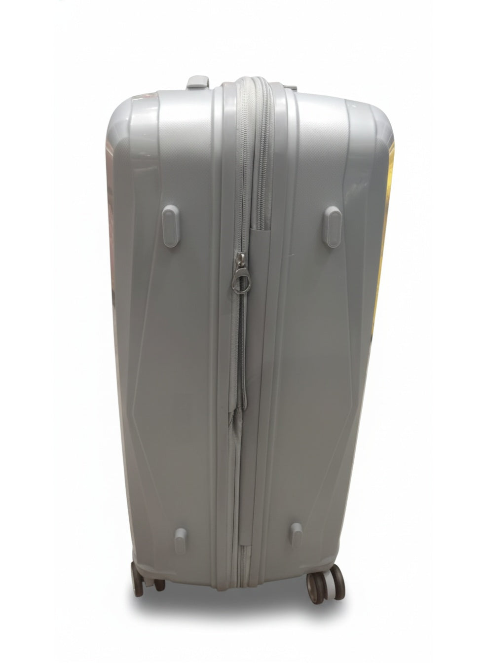 Gabol Queens Large Hard Shell Suitcase – 75cm Trolley Luggage, Lightweight ABS Material, 4-Wheel Spinner, TSA Lock – Plata/Silver