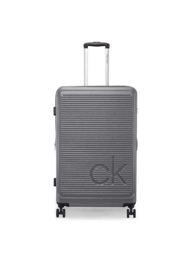 Calvin Klein Horizon Hardside Luggage on Wheels for Unisex | Ultra Lightweight ABS with 4 Spinner Wheels | Color Charcoal