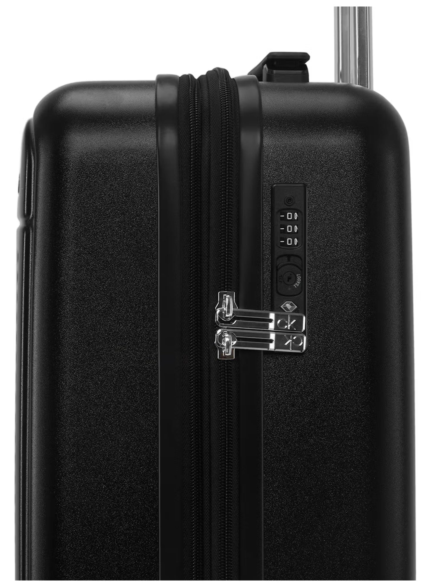 Calvin Klein In Stereo Hardside Luggage on Wheels for Unisex | Ultra Lightweight ABS with 4 Spinner Wheels|Color Black