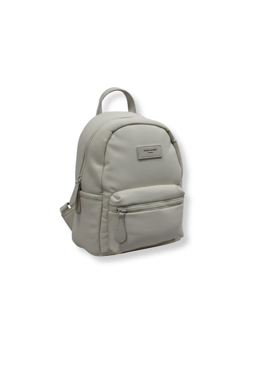 David Jones Women's Backpack Stylish and Durable Everyday Carry | Color Coconut Cream(CM7482)