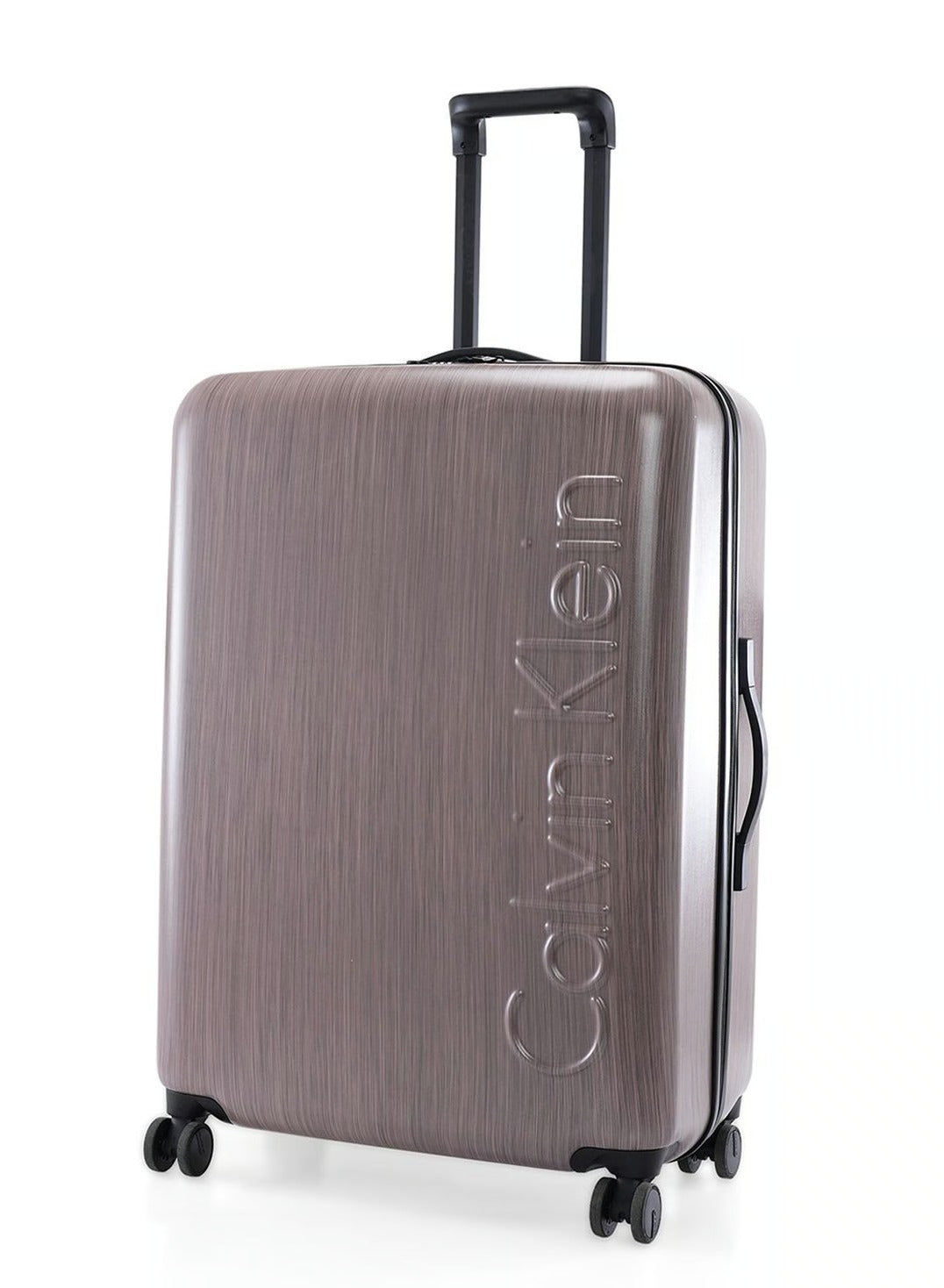 Calvin Klein South Hampton Hardside Spinner Luggage On Wheels, Ultra Lightweight ABS, 4 Double Wheels