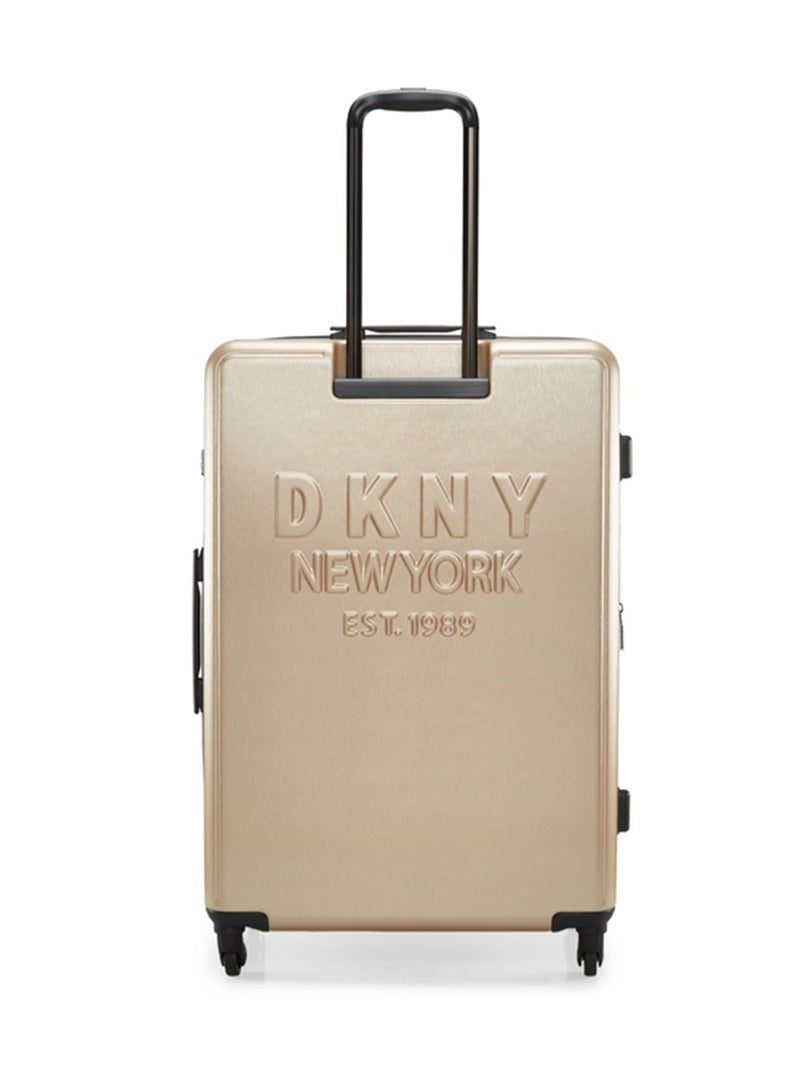 Dkny New Yorker Hardside Luggage on Wheels for Unisex | Ultra Lightweight ABS on with Spinner Wheels 4 Color Champagne