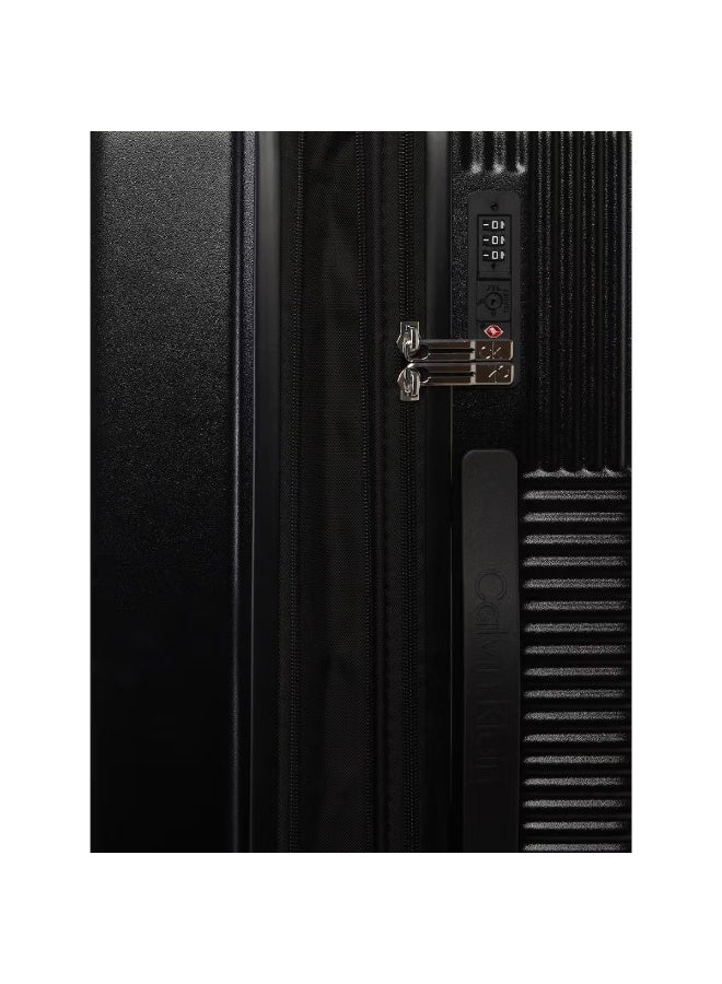 Calvin Klein Astoria Hardside Luggage on Wheels for Unisex | Ultra Lightweight ABS with 4 Spinner Wheels | Color Black