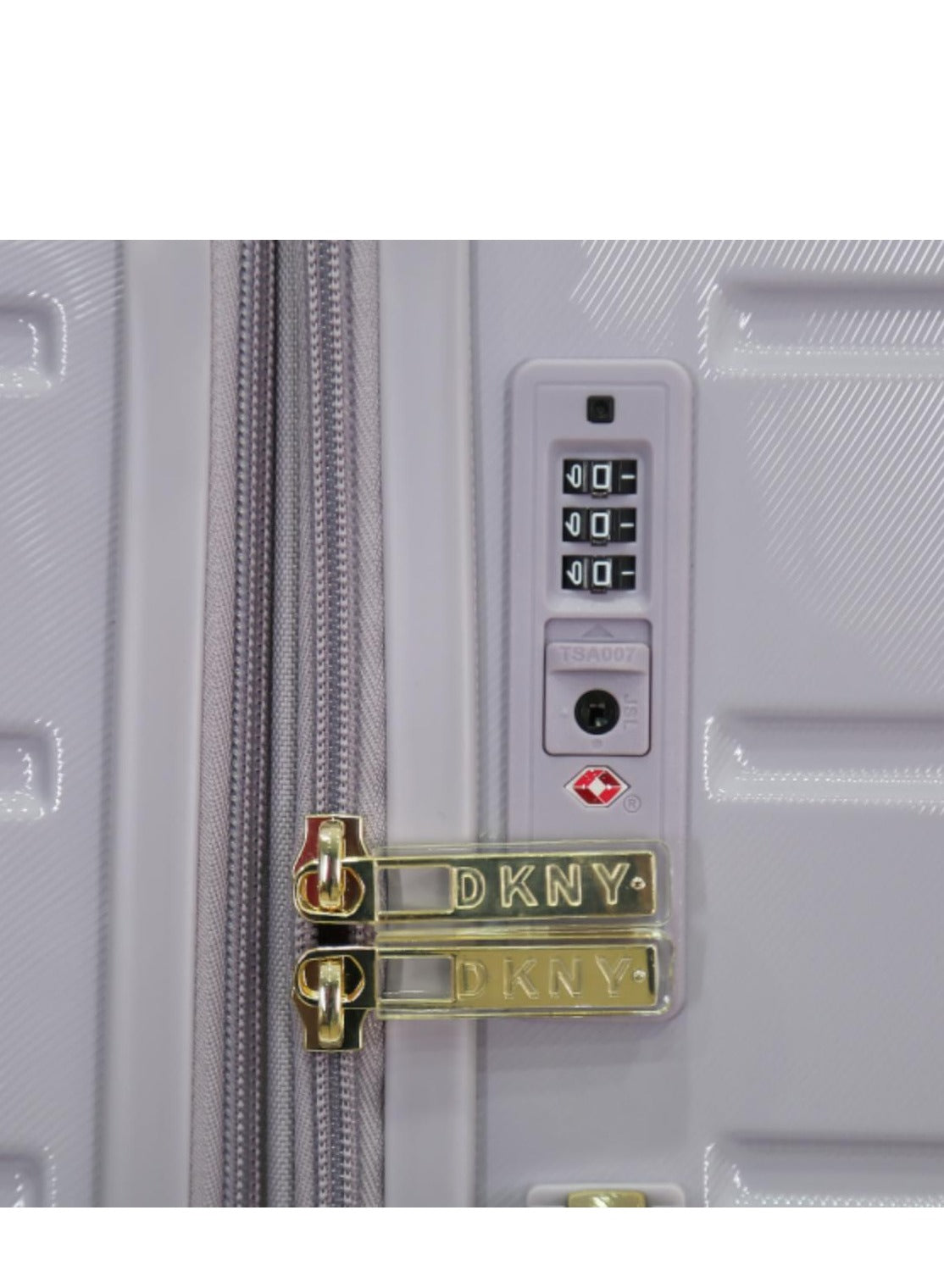 Bias HS Hard Case Luggage Trolley for Unisex ABS Lightweight 4 Double Wheeled Suitcase With Built In TSA Type Lock Color Lavender