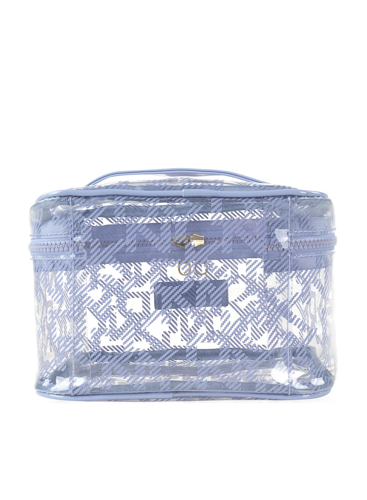 DKNY Lucid Dream Train Case Cosmetic Bag, Travel Make up Bag Small, Small Lightweight Cosmetic Bag Storage Bag, Small Makeup Bag, Travel Toiletry Bag