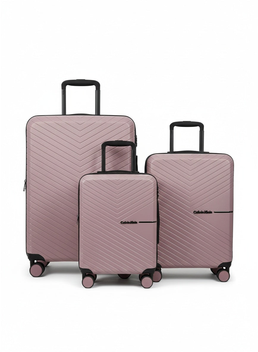 Calvin Klein Grace Hardside Luggage Set on Wheels for Unisex | Ultra Lightweight ABS with Spinner Wheels 4 Color Indian Teal