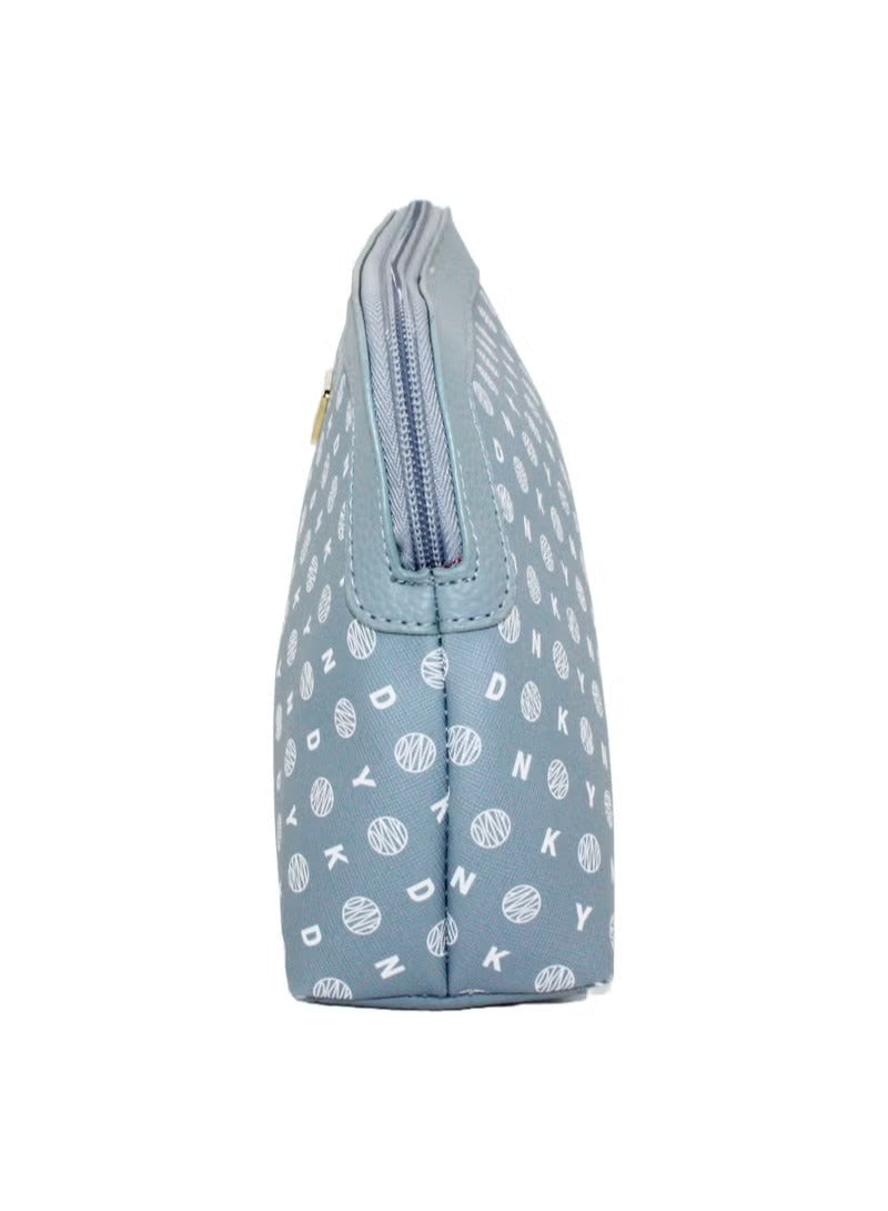 DKNY Legacy Beauty Pouch Cosmetic Bag, Travel Make up Bag Small, Small Waterproof and Lightweight Cosmetic Bag Storage Bag, Small Makeup Bag, Travel Toiletry Bag