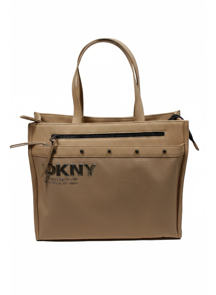 Rivets women's handbag & shoulder bags Women Shoulder Tote Bags Top Handle Satchel Color Cork