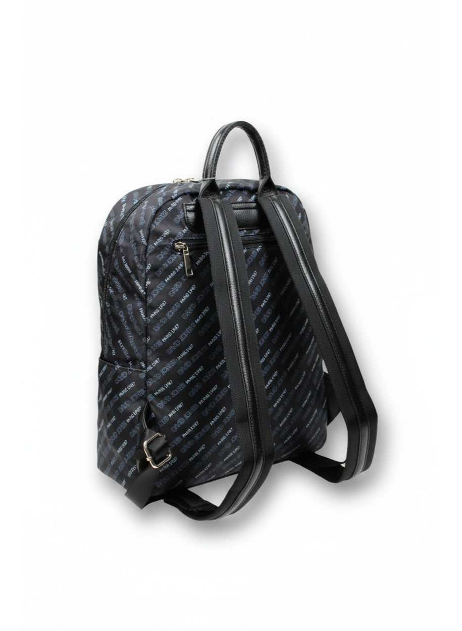 David Jones Women's Backpack Stylish and Durable Everyday Carry | Color Black (6889-5)