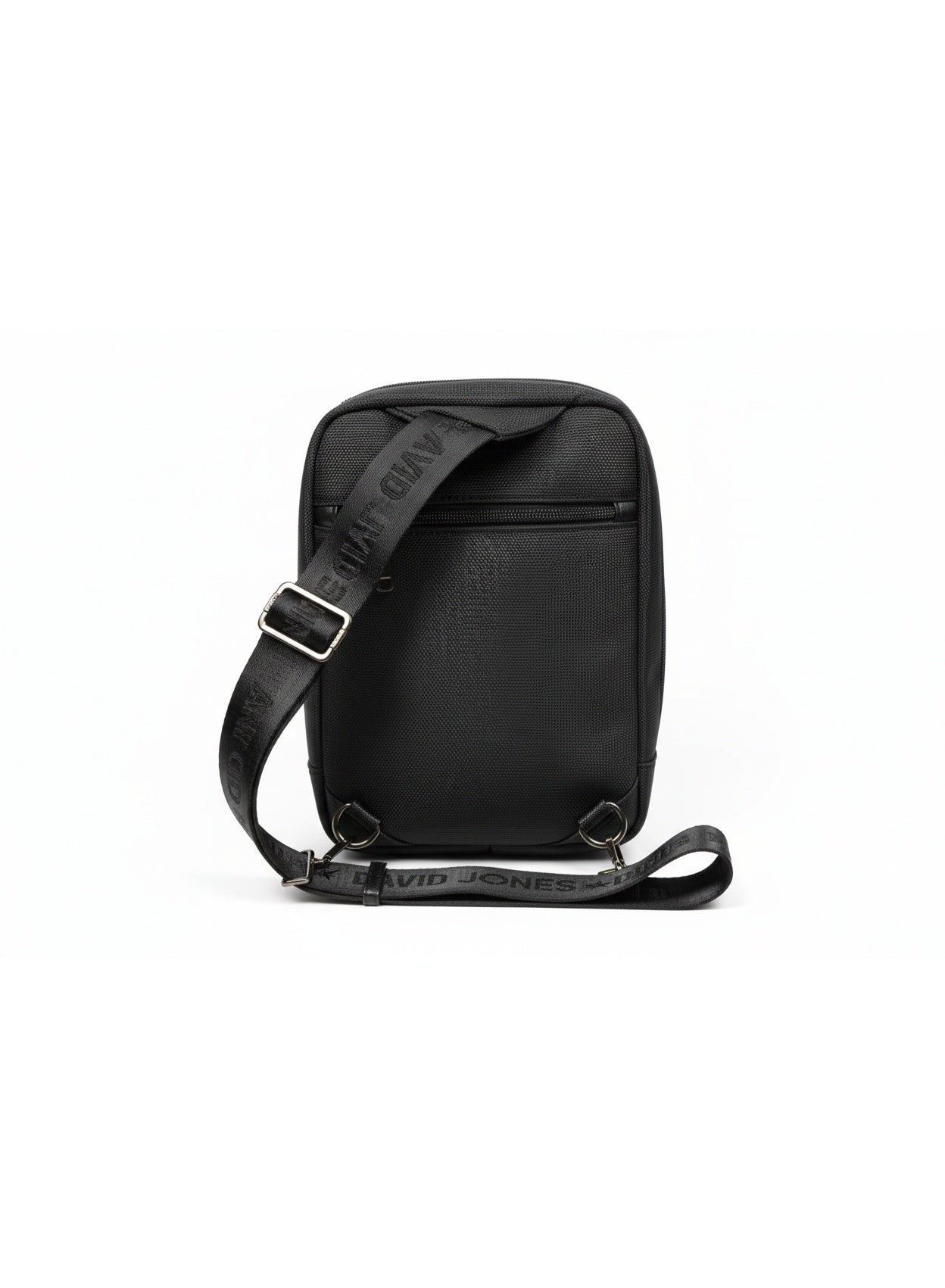 David Jones Mens Sling Bag Stylish and Durable Everyday Carry | Color Black(932202)