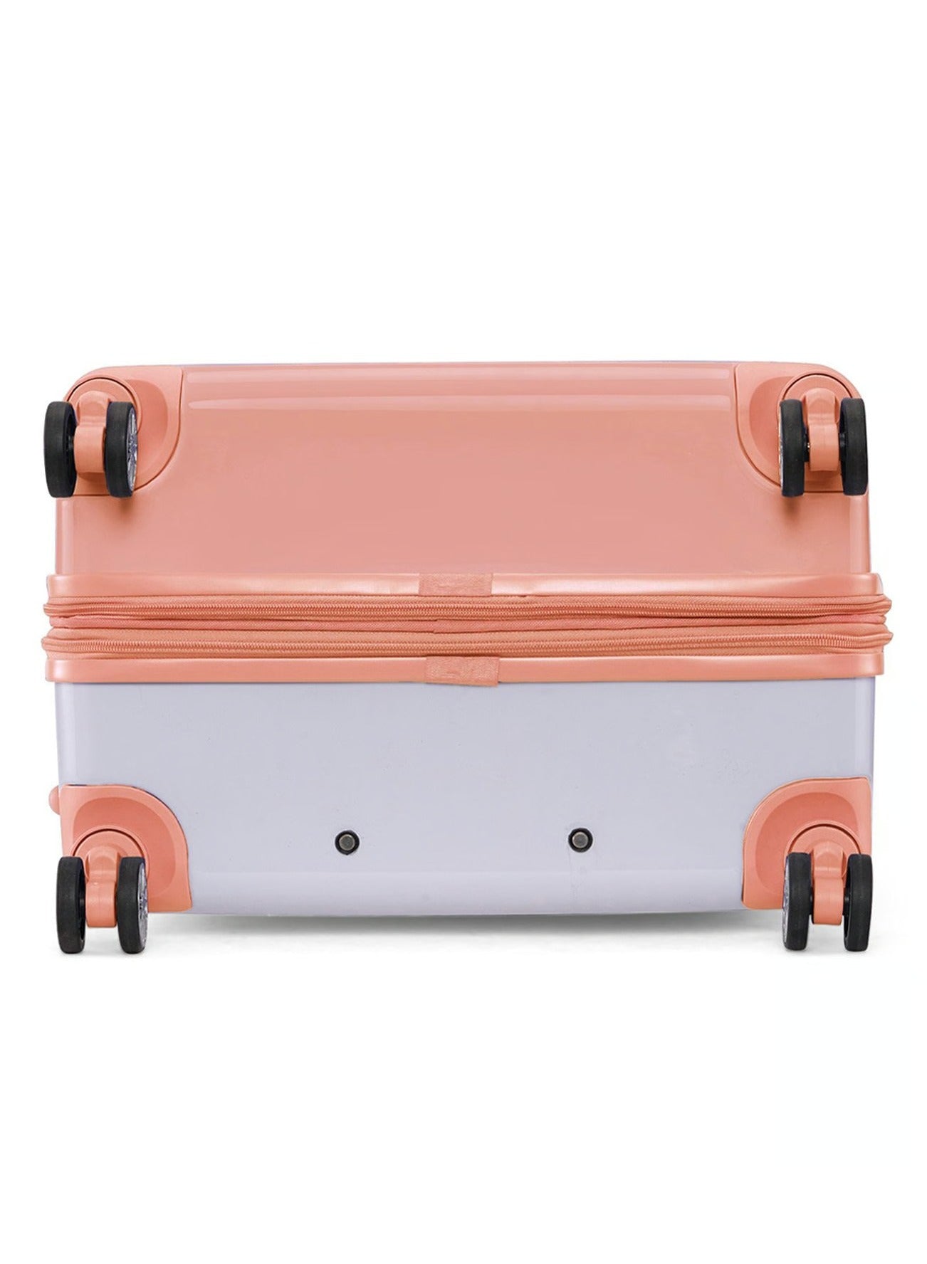 MIRRORED Hardside Luggage on Wheels for Unisex | Ultra Lightweight ABS on with Spinner Wheels 4 Color CORAL