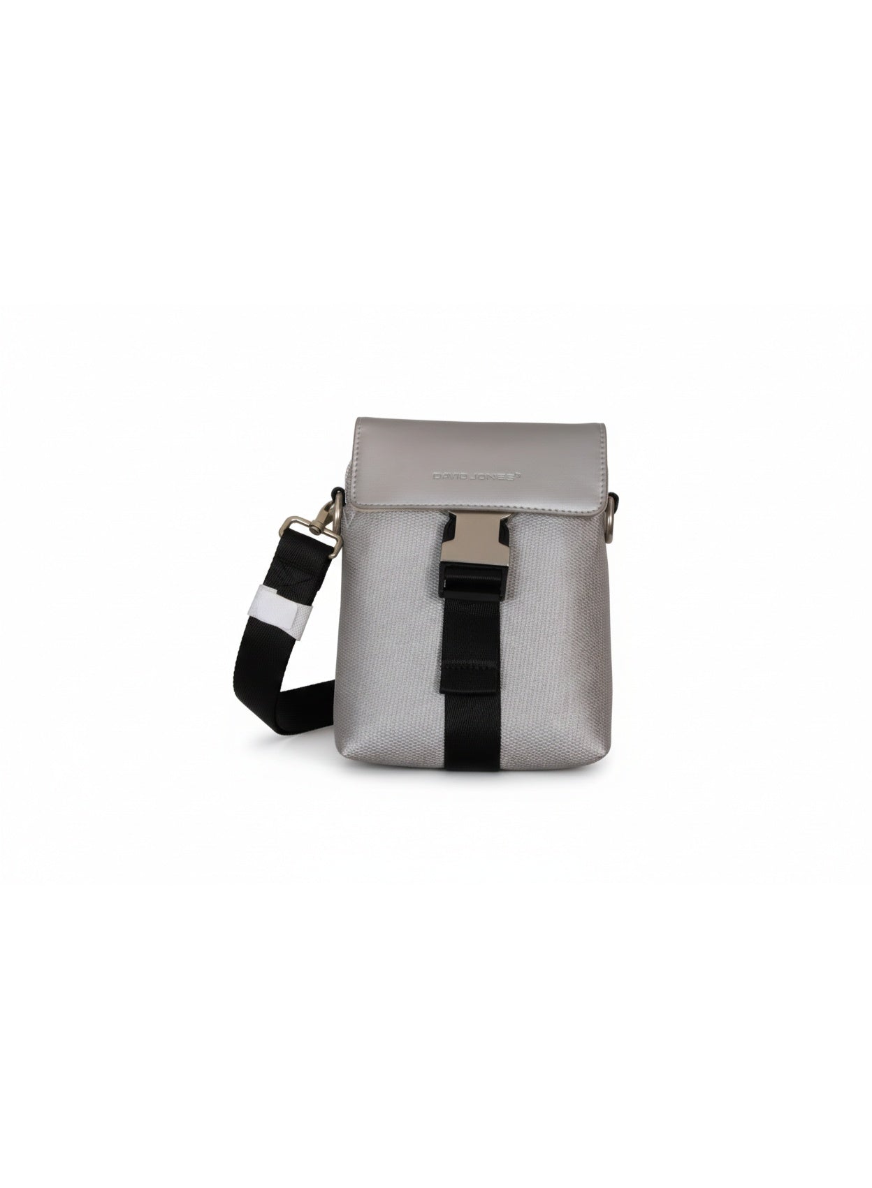 David Jones Womens Handbag Stylish and Durable Everyday Carry | Color Silver (CM7491)