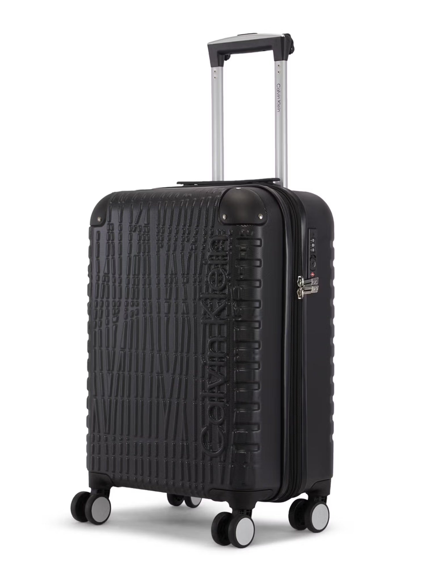 Calvin Klein Hyper Luxe Hardside Luggage on Wheels for Unisex | Ultra Lightweight ABS with 4 Spinner Wheels|Color Black