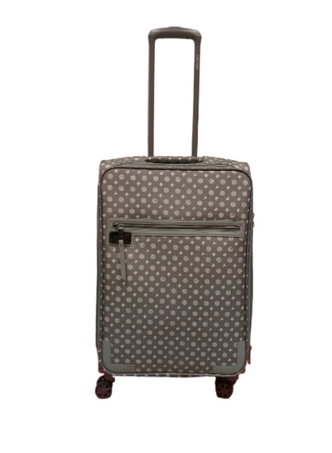 DKNY Legacy Hardside Luggage on Wheels for Unisex | Ultra Lightweight ABS on with Spinner Wheels 4 Color Charcol/White