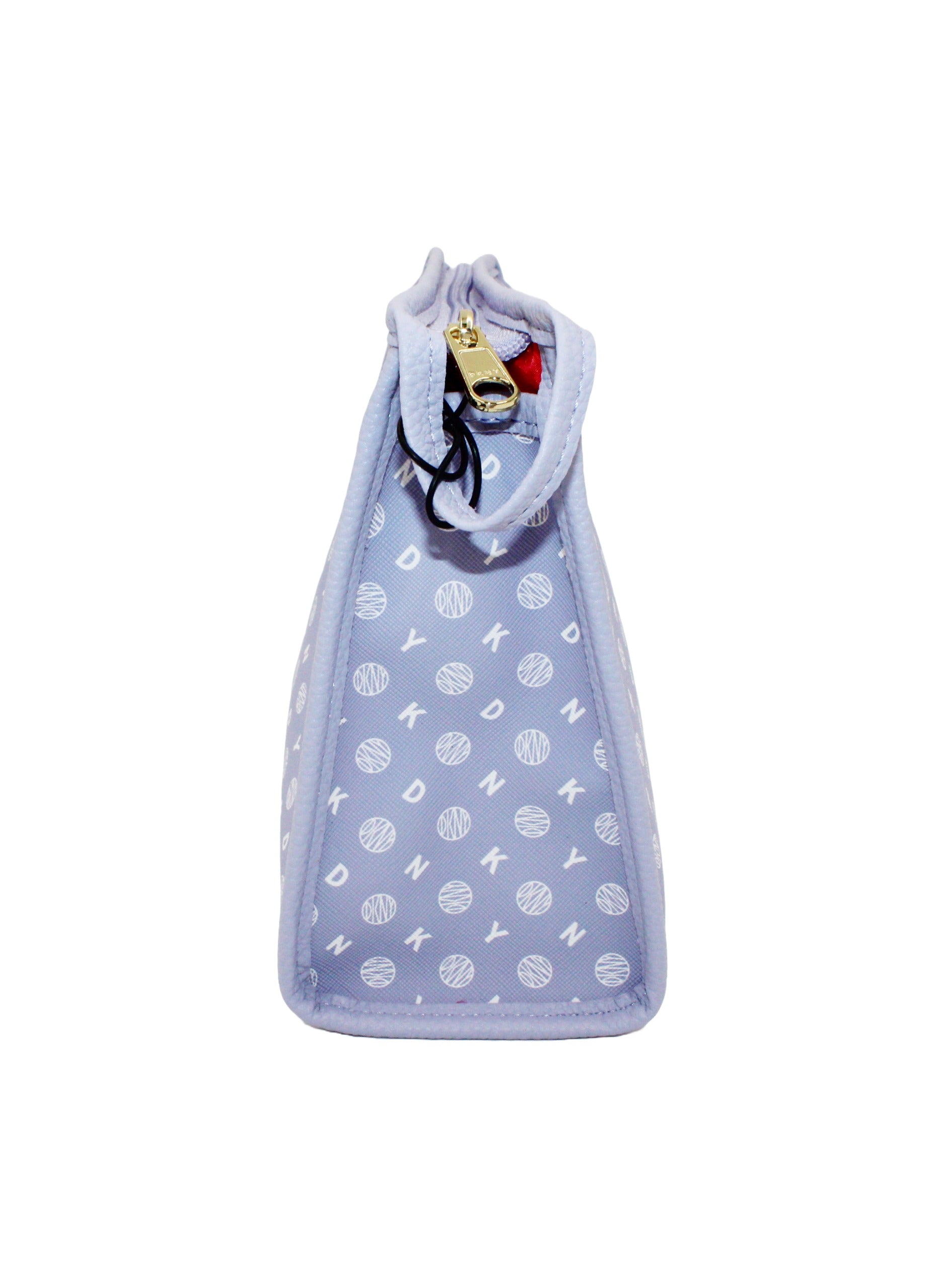 DKNY Legacy T Stand Cosmetic Bag, Travel Make up Bag Small, Small Waterproof and Lightweight Cosmetic Bag Storage Bag, Small Makeup Bag, Travel Toiletry Bag