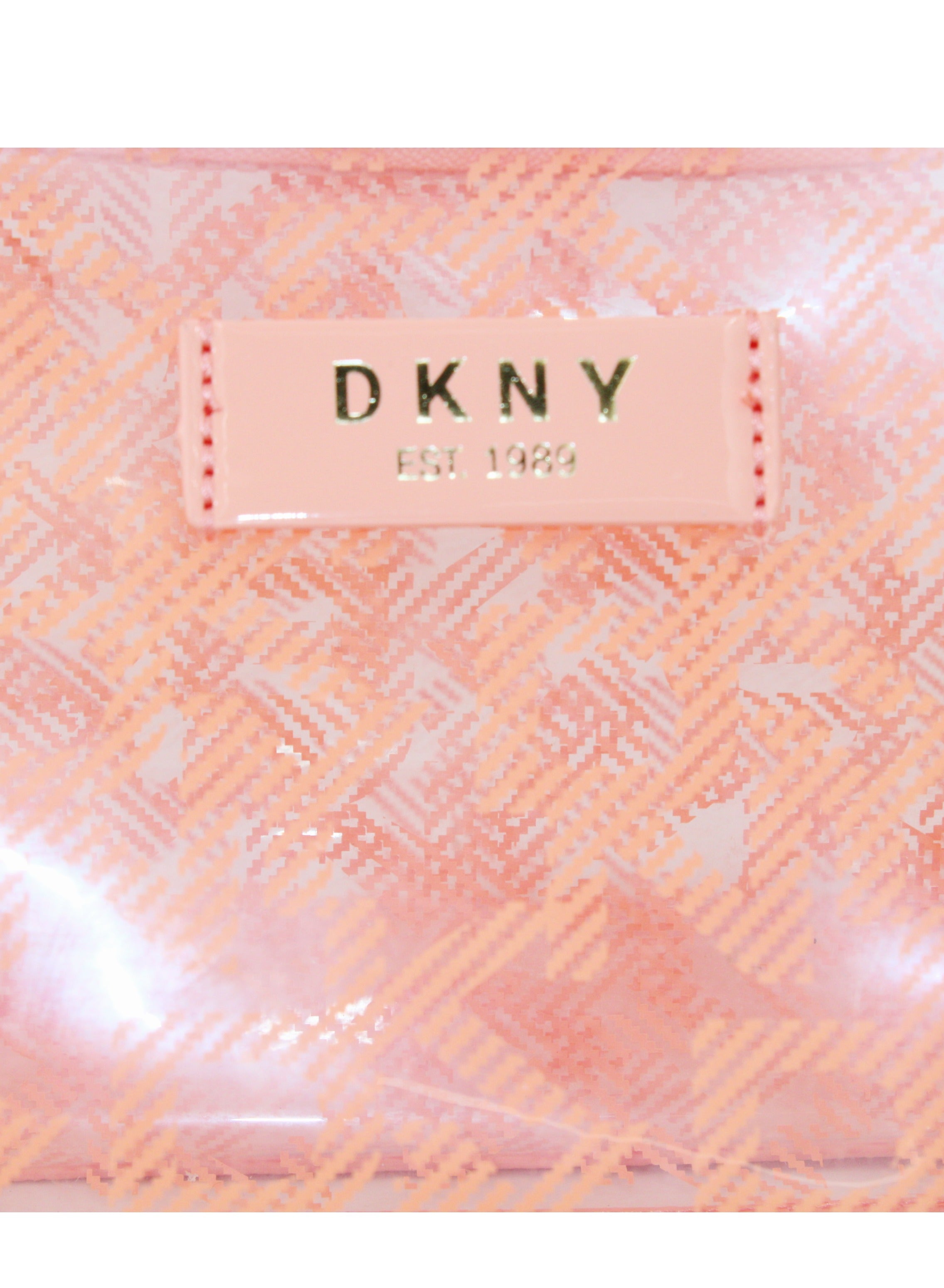 DKNY Lucid Dream T Stand Cosmetic Bag, Travel Make up Bag Small, Small Lightweight Cosmetic Bag Storage Bag, Small Makeup Bag, Travel Toiletry Bag