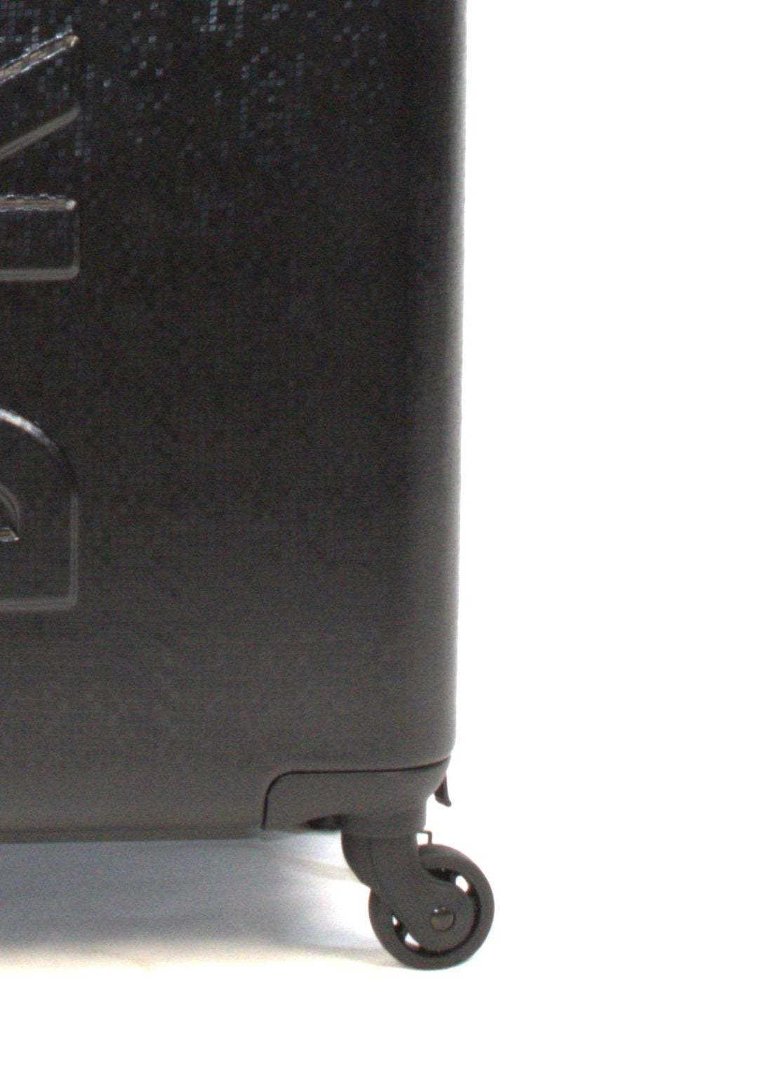 DKNY Front & Center Hardside Luggage on Wheels for Unisex | Ultra Lightweight ABS on with Spinner Double Wheels 4 Color Black