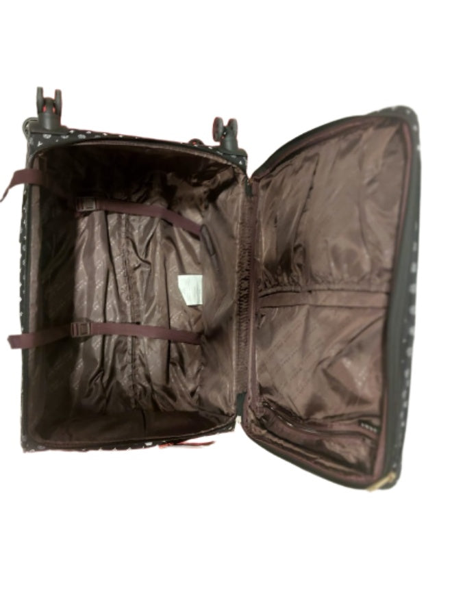 DKNY Legacy Hardside Luggage on Wheels for Unisex | Ultra Lightweight ABS on with Spinner Wheels 4 Color Black/White